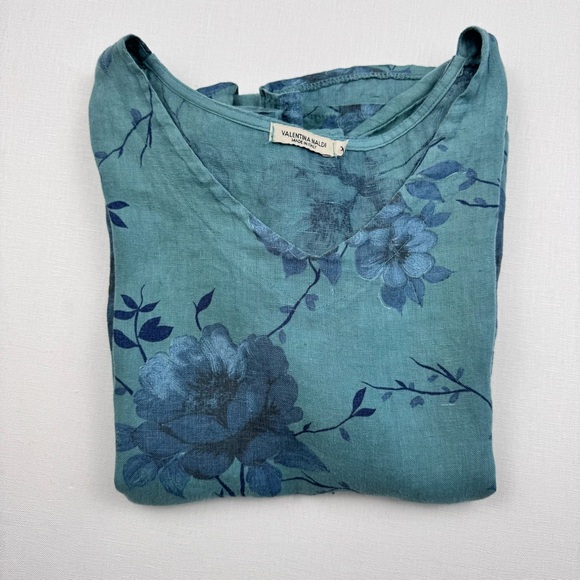 Valentina Naldi Italian Linen Top size Medium - Picture 14 of 16